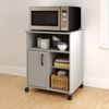 Picture of Axess Microwave Cart with Storage on Wheels