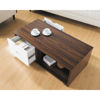 Picture of Dark Walnut and White Coffee Table