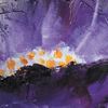 Picture of Purple Flowers Oil Painting