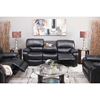 Picture of Wade Black Top Grain Power Reclining Loveseat