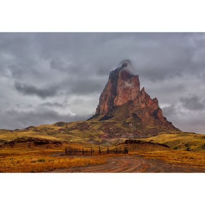 Rainy Agathla Peak 32x48