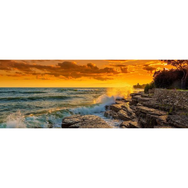 Picture of Stormy Sunset Over Lake Ontario 60x20 *D