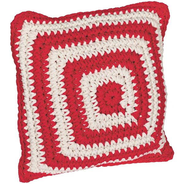 Picture of Red Cotton Rope Pillow