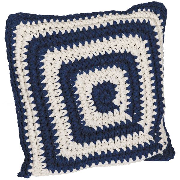 Picture of Blue Cotton Rope Pillow