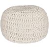 Picture of Ivory Cotton Rope Pouf