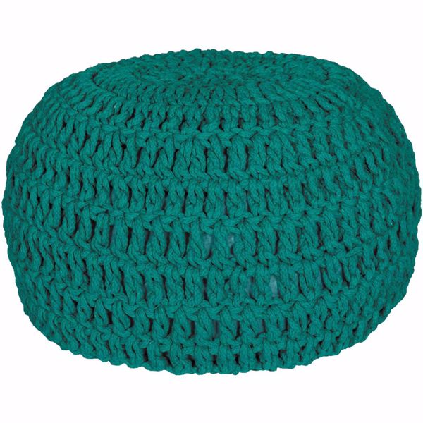 Picture of Green Cotton Rope Pouf