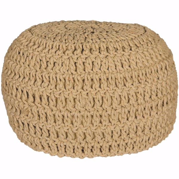 Picture of Natural Cotton Rope Pouf