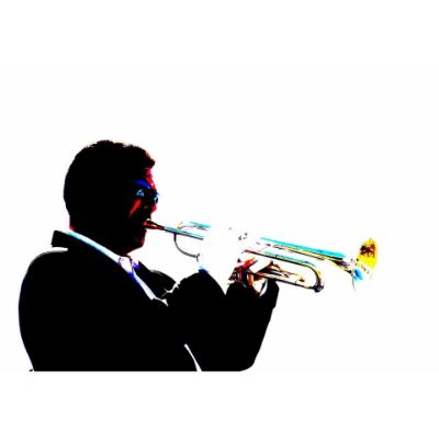 Picture of Trumpet Jazz Player 36x24 *D