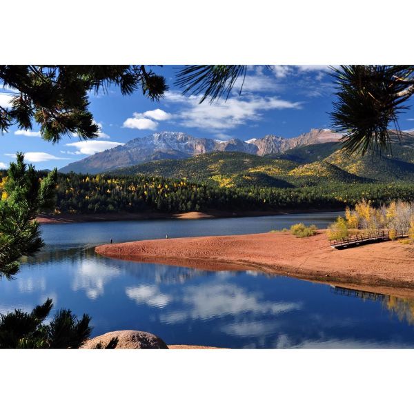 Picture of Pikes Peak at Crystal Reservoir 48x32 *D