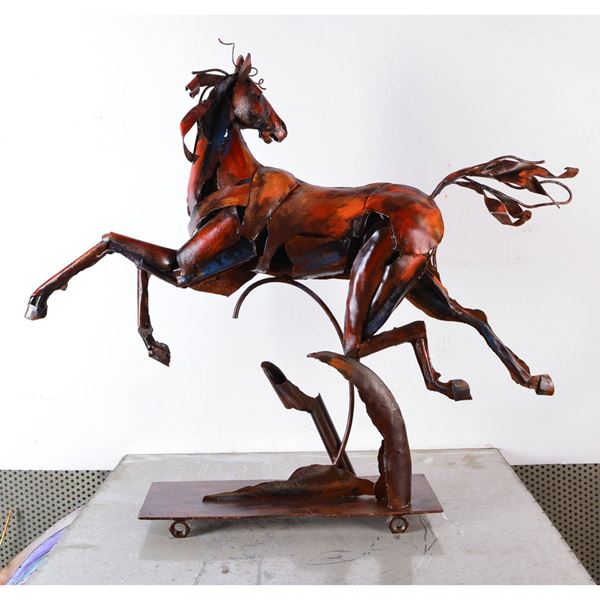 Picture of Horse Metal Sculpture