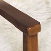 Picture of Mongolian Faux Fur Wooden Arm Chair