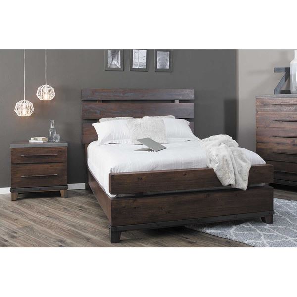 Forge Queen Panel Bed | 678-QBED | AFW.com