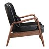 Picture of Bully Lounge Chair & Ottoman Black *D