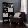 Picture of Axess 4-Shelf Bookcase W/ 2 Fabric Storage Baskets