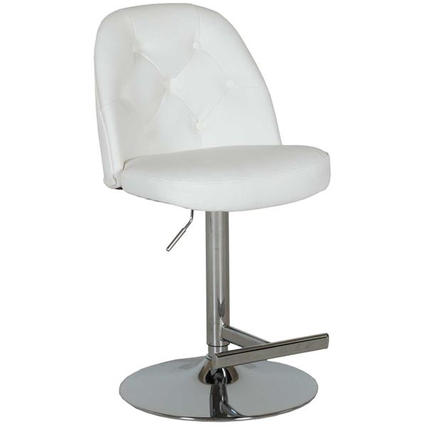 Picture of Archer White Adjustable Barstool