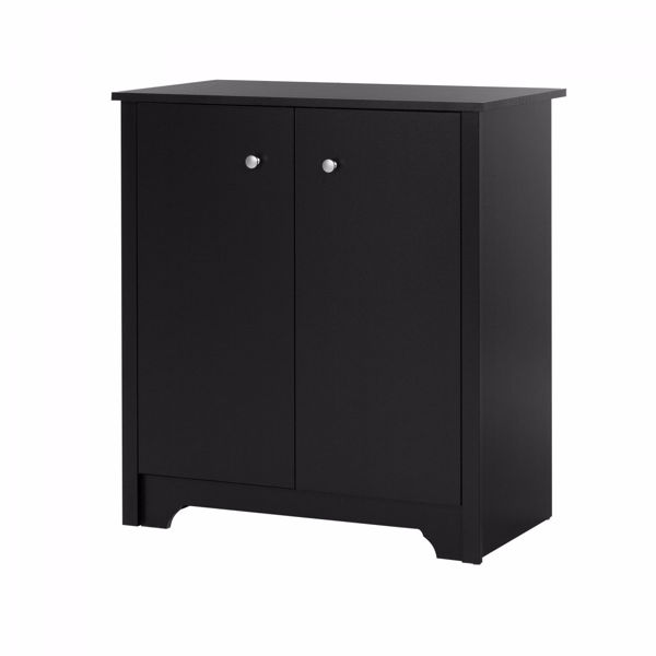 Vito - Small 2-Door Storage Cabinet, Black * D | 10329 | AFW.com