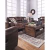 Picture of Persiphone Brown Leather Reclining Loveseat