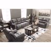 Picture of Persiphone Charcoal Leather Power Reclining Loveseat