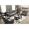 Picture of Persiphone Charcoal Leather Reclining Sofa