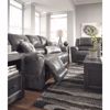 Picture of Persiphone Charcoal Leather Rocker Recliner