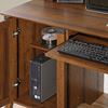 Picture of Carson Forge Corner Computer Desk Washington Cherr