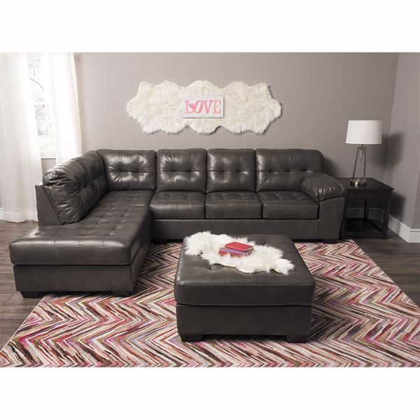 Alliston Gray 2PC Sectional w/ LAF Chaise 0N2-201LC-2PC | Ashley | AFW.com