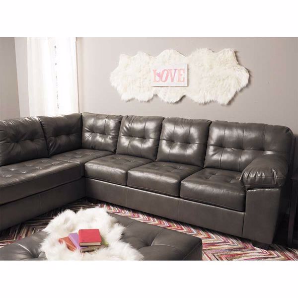 Alliston Gray 2PC Sectional w/ LAF Chaise 0N2-201LC-2PC | Ashley | AFW.com