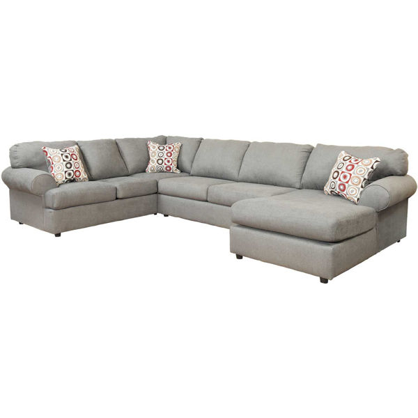 Picture of Jayceon 3 Piece Steel Sectional with RAF Chaise