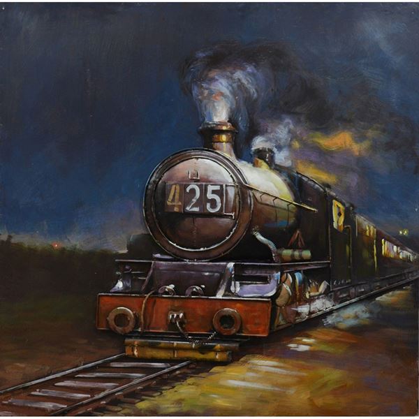 Picture of 425 Train Metal Wall Decor