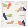 Picture of 20x20 Feathered Birds Pillow