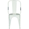 Picture of White Retro Cafe Metal Chair