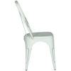 Picture of White Retro Cafe Metal Chair