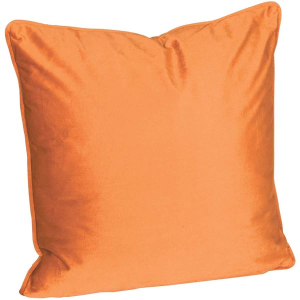 Picture of 18X18 Rust Velvet Decorative Pillow