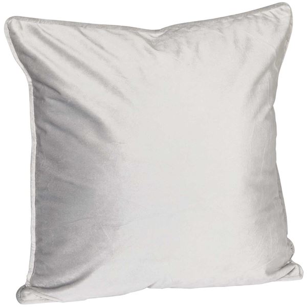 Picture of 18X18 Grey Velvet Decorative Pillow