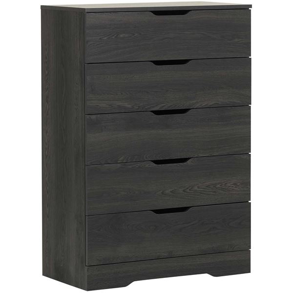 Picture of Holland - 5-Drawer Chest, Gray Oak