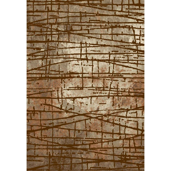 Picture of Brown Scattered Sticks 5x7 Rug