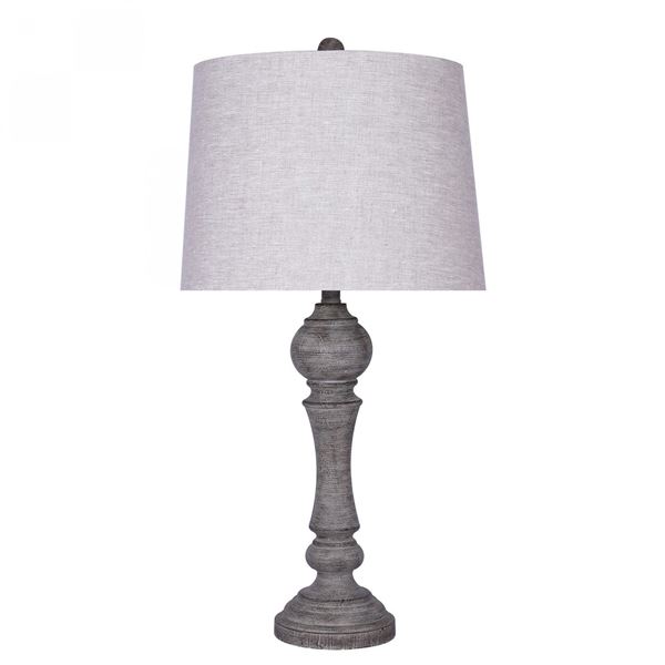 Picture of Reclaimed Grey Finish Table Lamp
