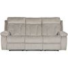 Picture of Mitchiner Grey Reclining Sofa with Drop Down Table