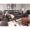 Picture of Wembley Chocolate Italian Leather Recliner