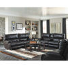 Picture of Wembley Chocolate Italian Leather Reclining Sofa