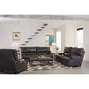 Picture of Wembley Steel Italian Leather Power Reclining Loveseat