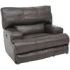 Picture of Wembley Steel Italian Leather Recliner