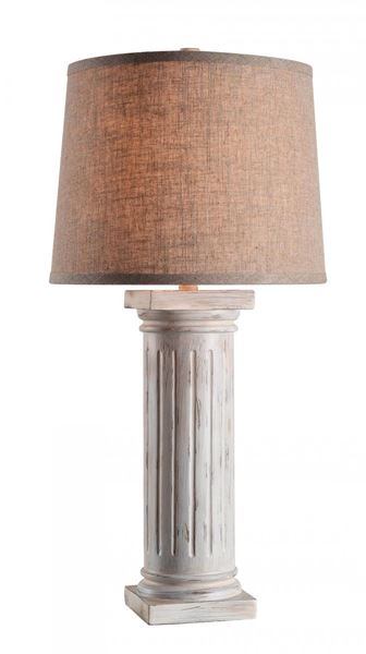 Picture of Doric Antique White Table Lamp