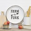 Picture of Farm To Fork Metal Sign