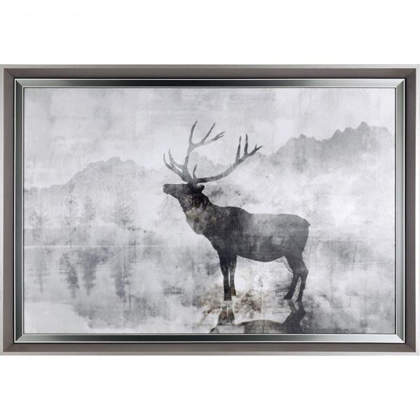 Picture of Framed Elk Shadow