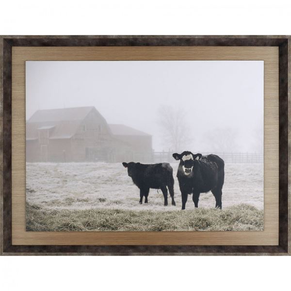 Picture of Framed Farm Cows