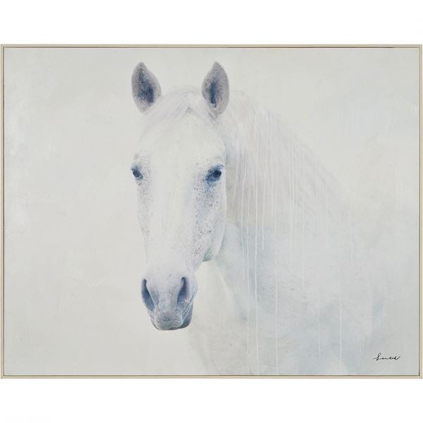 Picture of White Horse Wall Decor