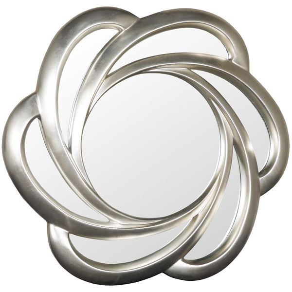 Picture of Swirled Silver Wall Mirror
