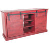 Picture of Barn Door 62" TV Console, Burned Red