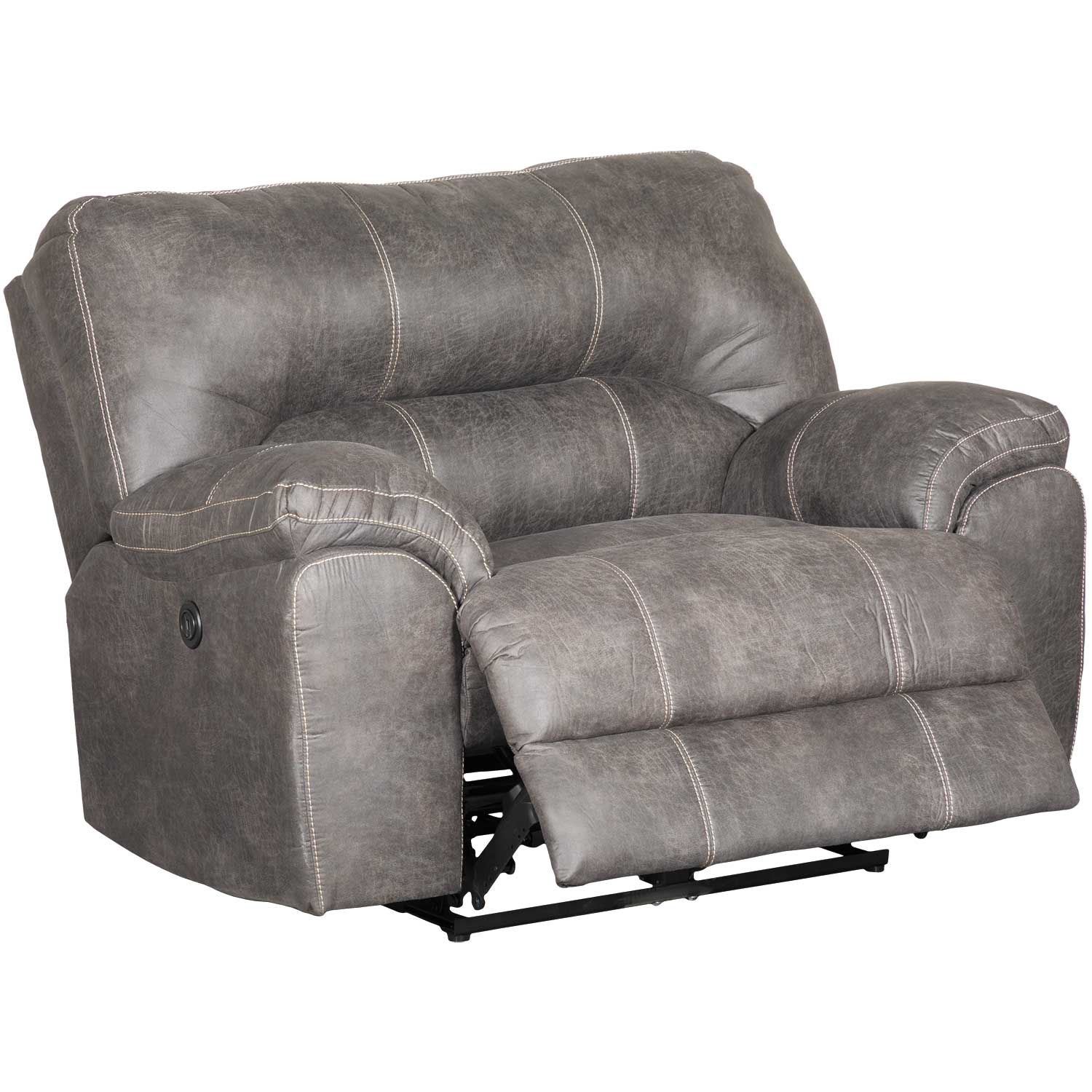 Relax in the Stallion Gray Cuddler Recliner AFW com